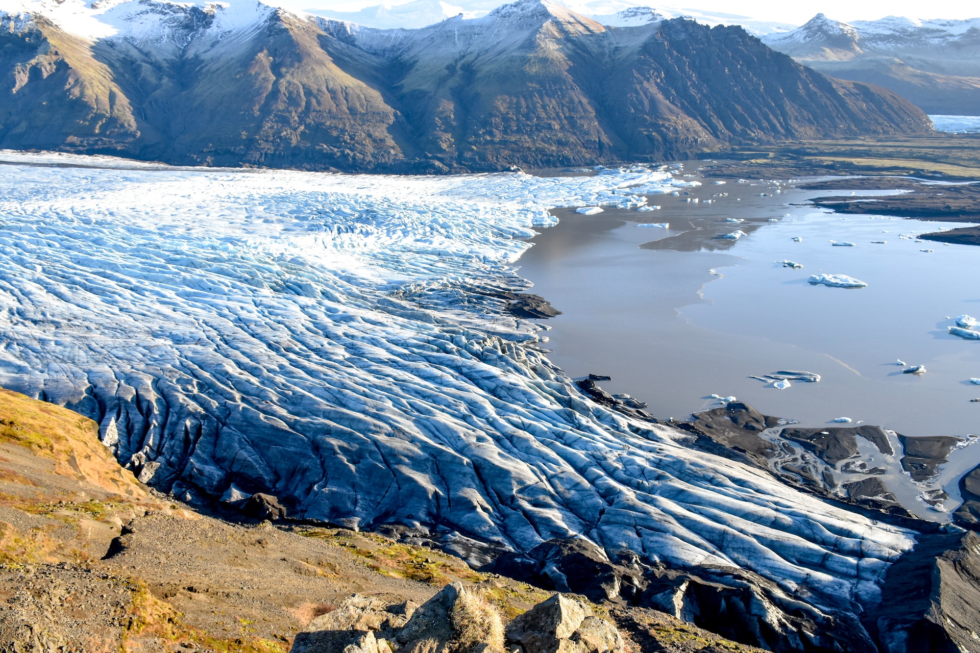 Glaciar Vatnajökull en Islandia.