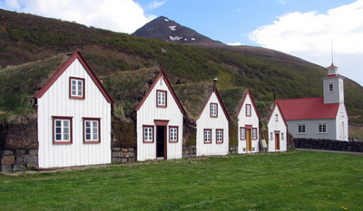 Laufas Turf Houses near Akureyri