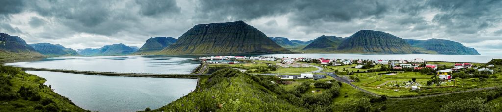 Ísafjörður is the biggest town in the Westfjord Iceland