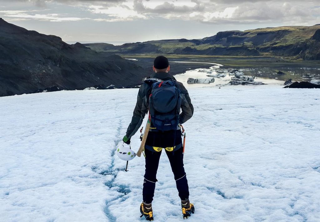 how to dress for a glacier tour