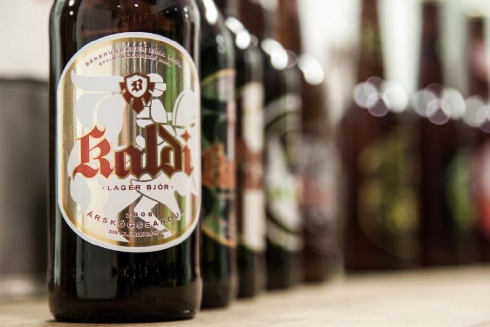 the Kaldi beer in Iceland