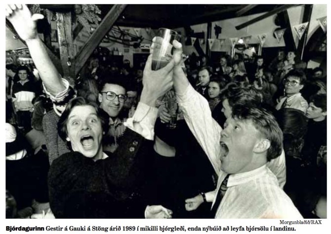 the day when Icelanders can drink beer again