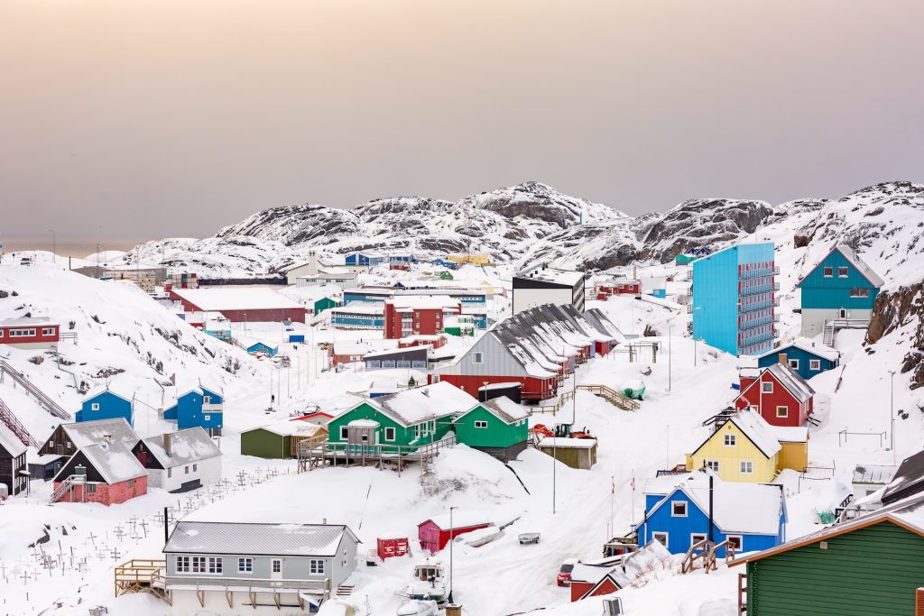 Greenland Maniitsoq town