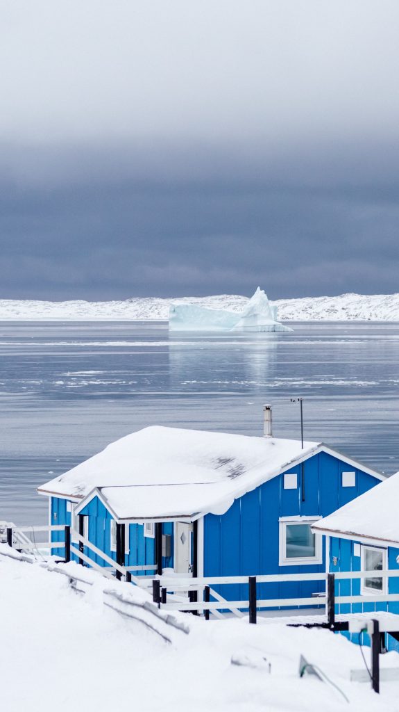 the icy greenland view