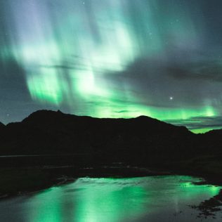 iceland in winter is the best time you have a chance to see the northern light