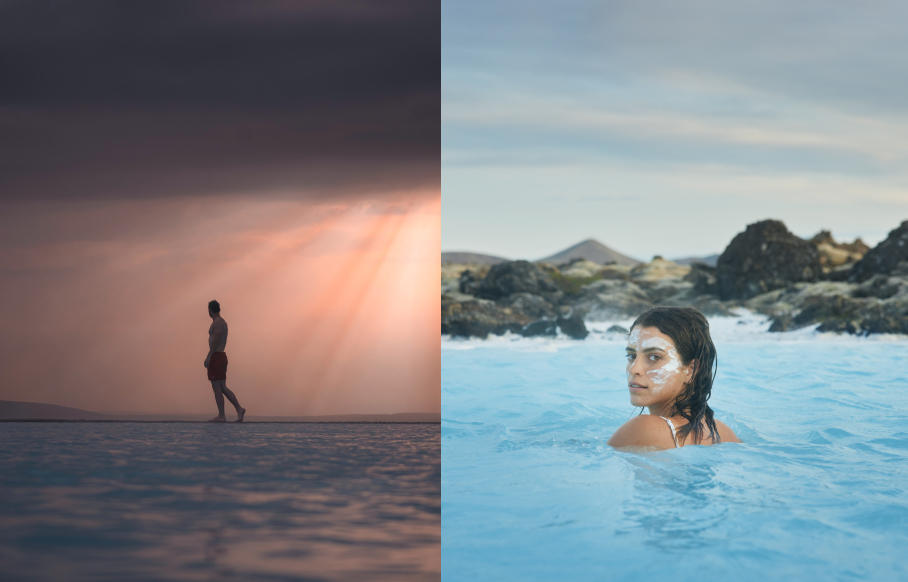 what are the difference between blue lagoon and Myvatn nature bath