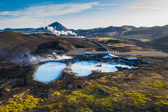 the Myvatn bath in Iceland