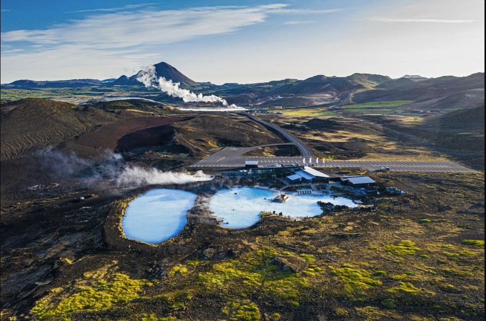 the Myvatn bath in Iceland