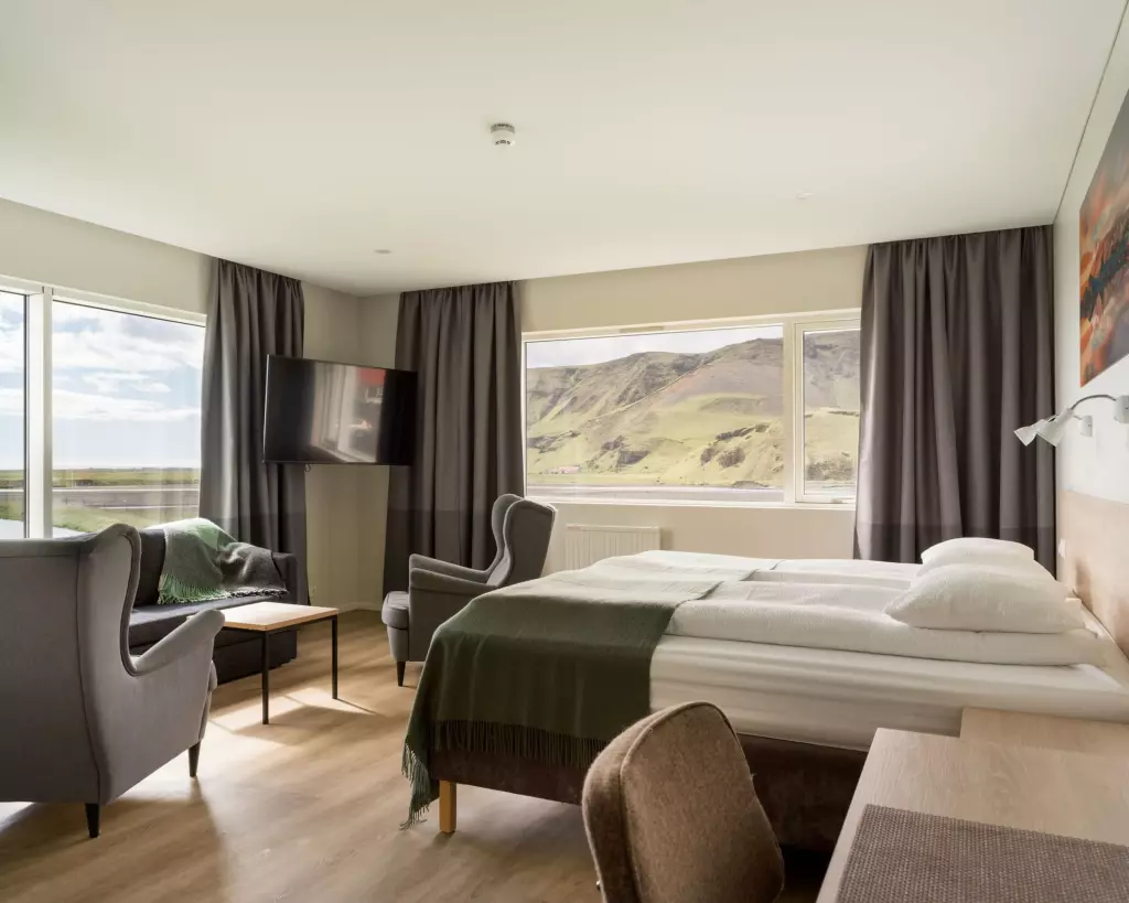 the Hotel Katla at Vik Iceland