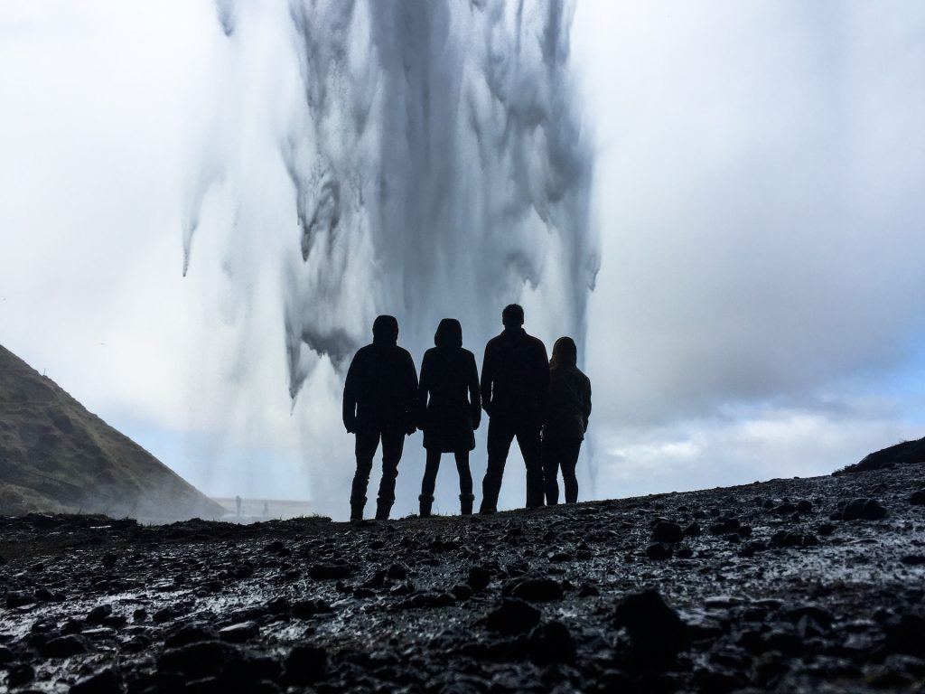 visit the Seljalandsfoss waterfall in Iceland