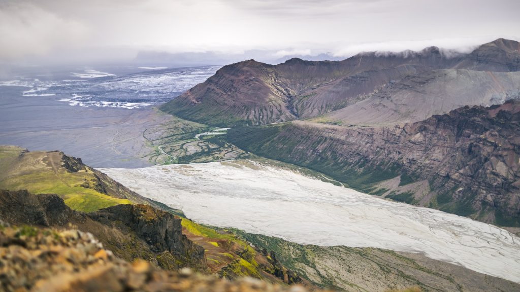 views in the skaftafell area
