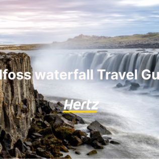 Selfoss waterfall in the north