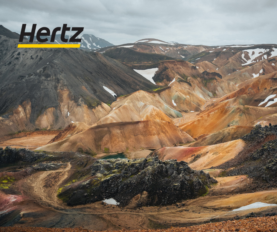 view in the Landmannalaugar when you hike