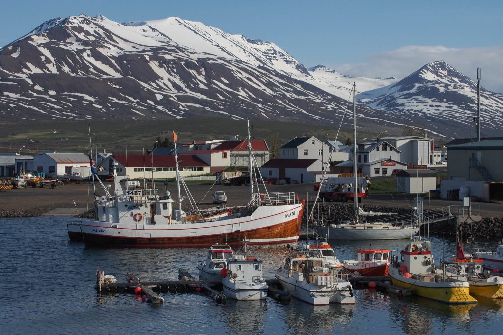 Iceland town, Dalvik
