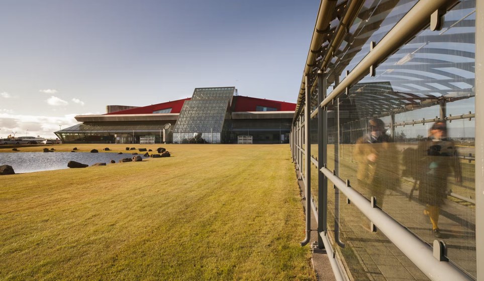 the Iceland international airport Keflavik airport