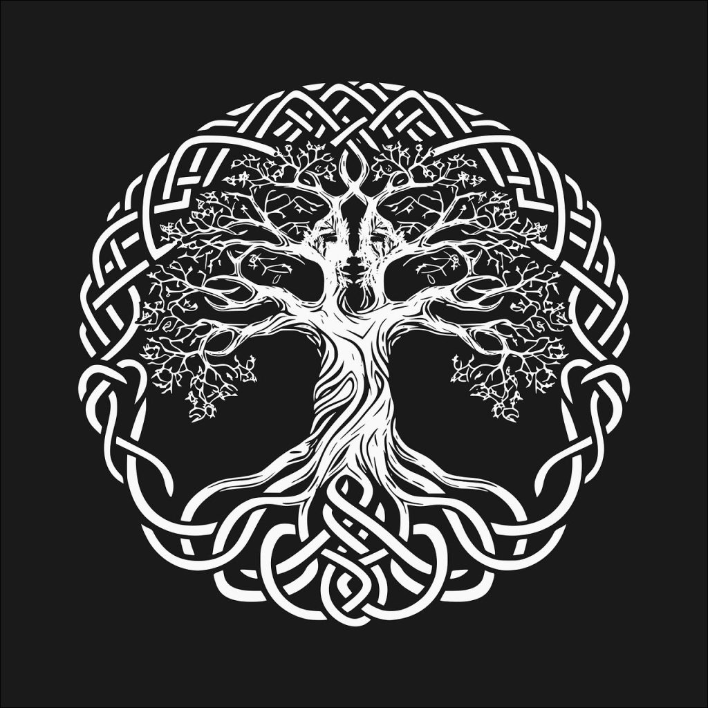 the yggdrasil symbol in Iceland