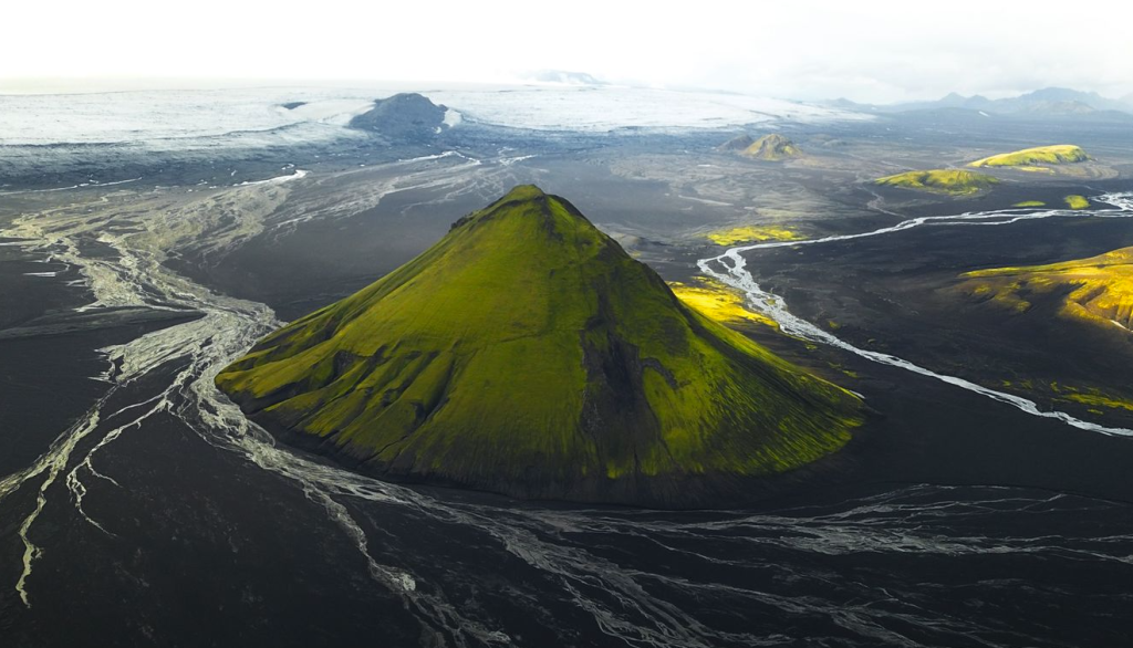 the Mælifell mountain in Iceland highland