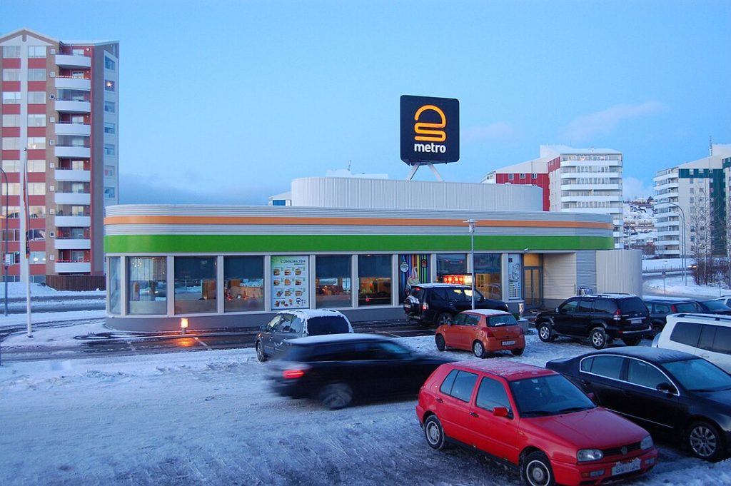 the Icelandic McDonals is now Metro