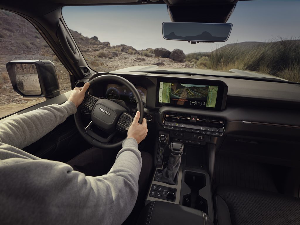 driving the landcruiser 250
