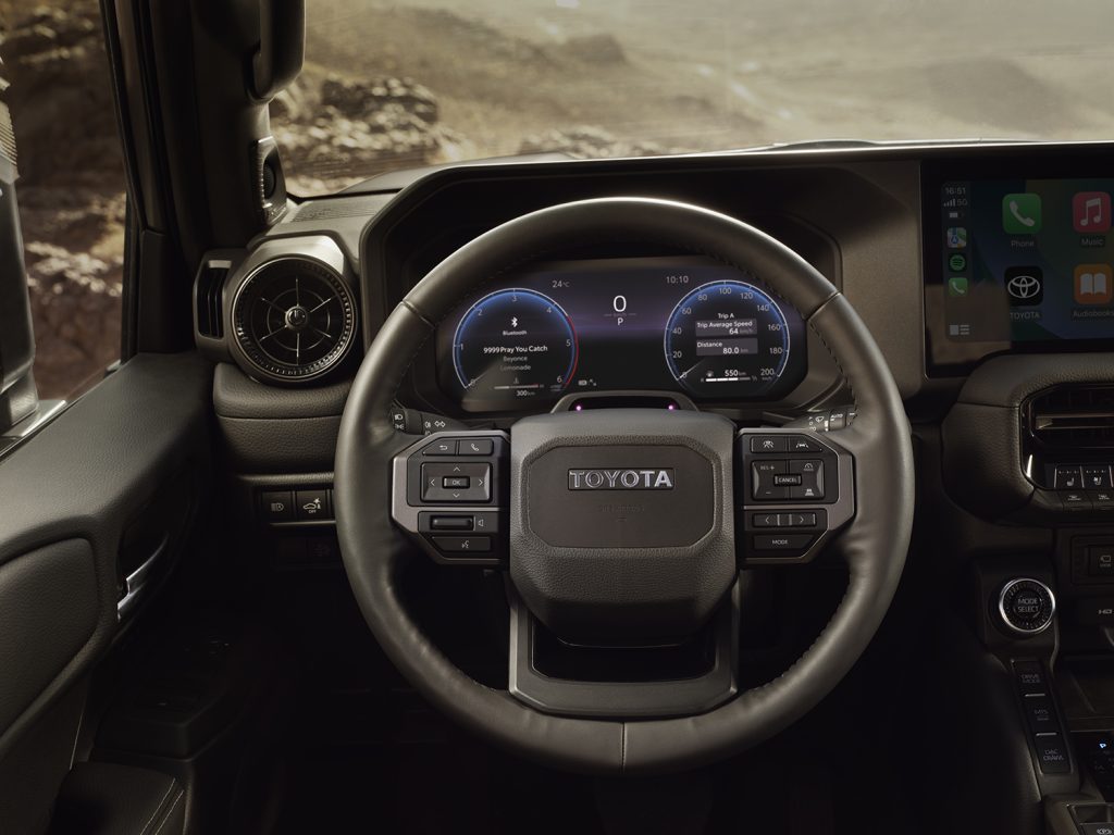 steering wheels of Toyota Land Cruiser 250
