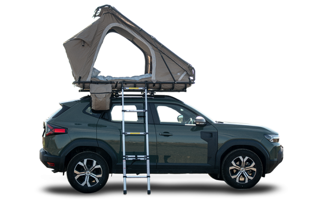 Iceland 4WD camper rental Dacia Duster with rooftop tent