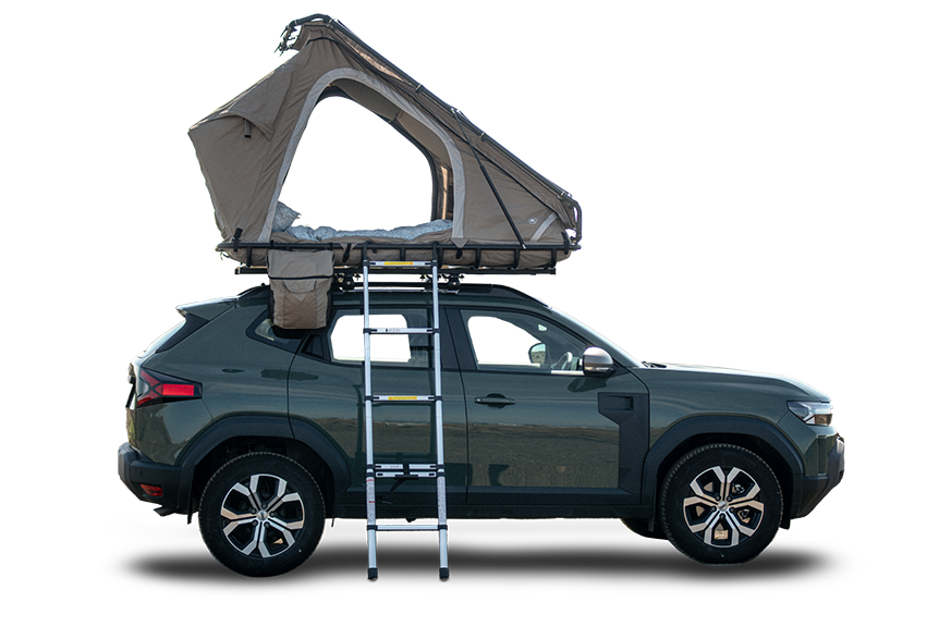 Iceland 4WD camper rental Dacia Duster with rooftop tent