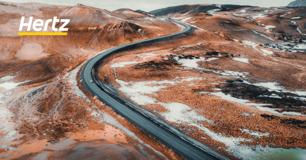 driving through Iceland road