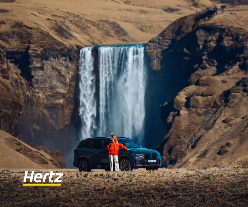 BMW x5 is a Guaranteed model when renting it with Hertz iceland