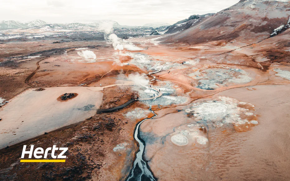 drive the ring road and visit North Iceland geothermal area