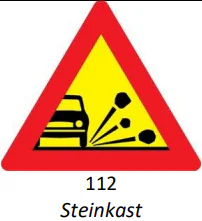 the Loose Gravel sign in Iceland