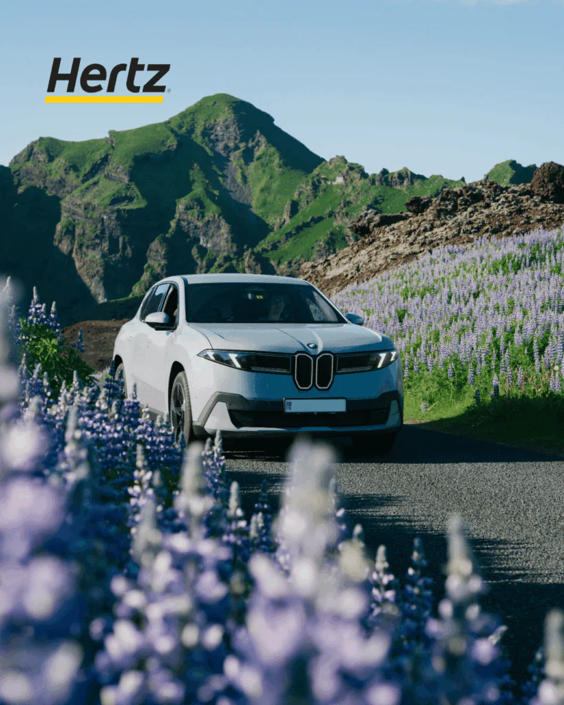 Rent a brand new iX3 BMW in Iceland Long Range EV