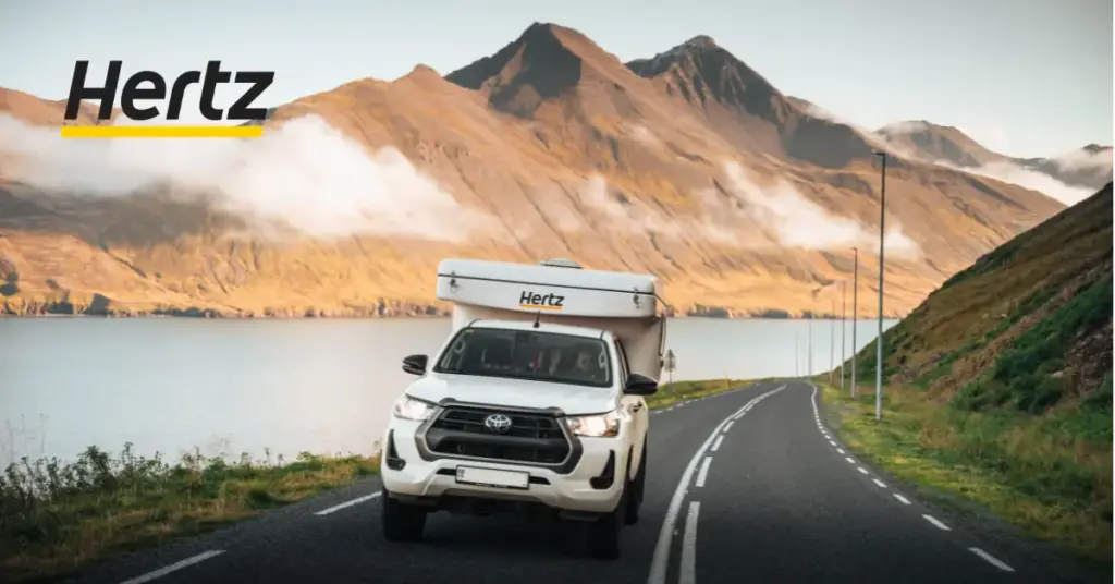 Rent a 4x4 camper in Iceland with Hertz