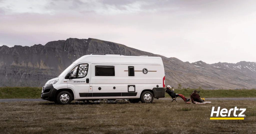 summer is the best season for driving RV in iceland
