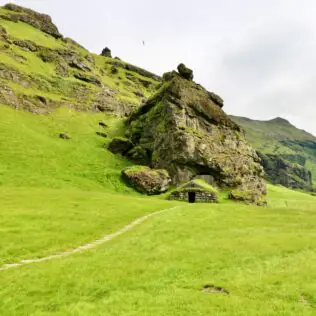 Rútshellir caves in south iceland
