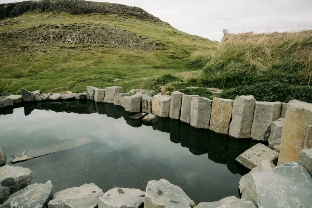 Iceland Hrunalaug hot spring in Iceland