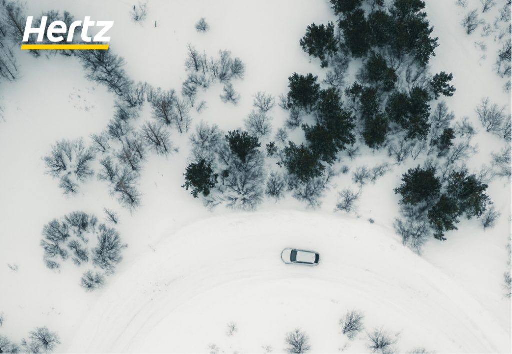 winter driving conditions in Iceland on ring road