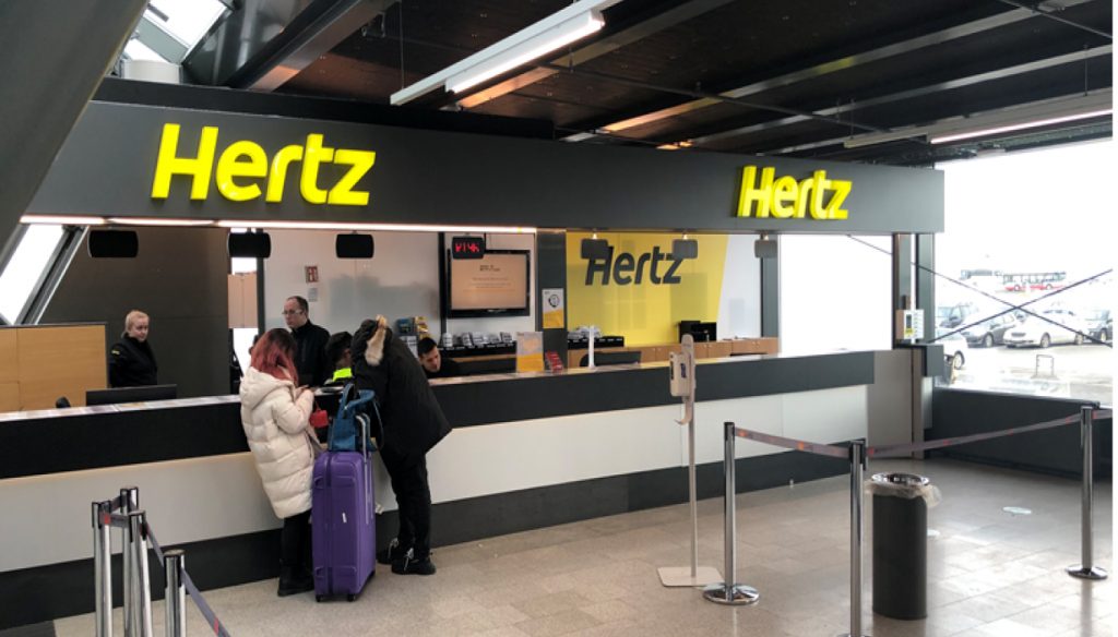 Hertz Iceland is located inside the KEF airport