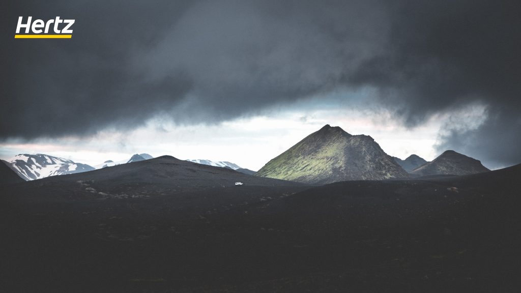 stunning view in the icelandic highland