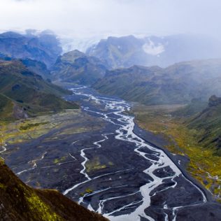 索斯默克山谷是冰岛中央高地其中一个最著名的景点