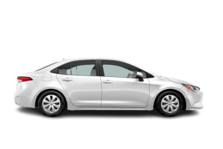 Toyota Corolla automatic sedan rental Iceland
