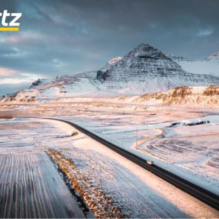 renting a car and go on a road trip in Iceland