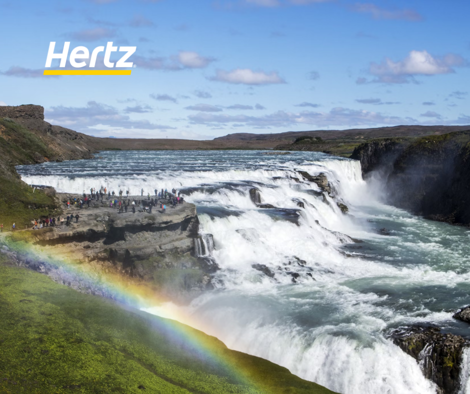 冰島黃金圈黃金瀑布Gullfoss